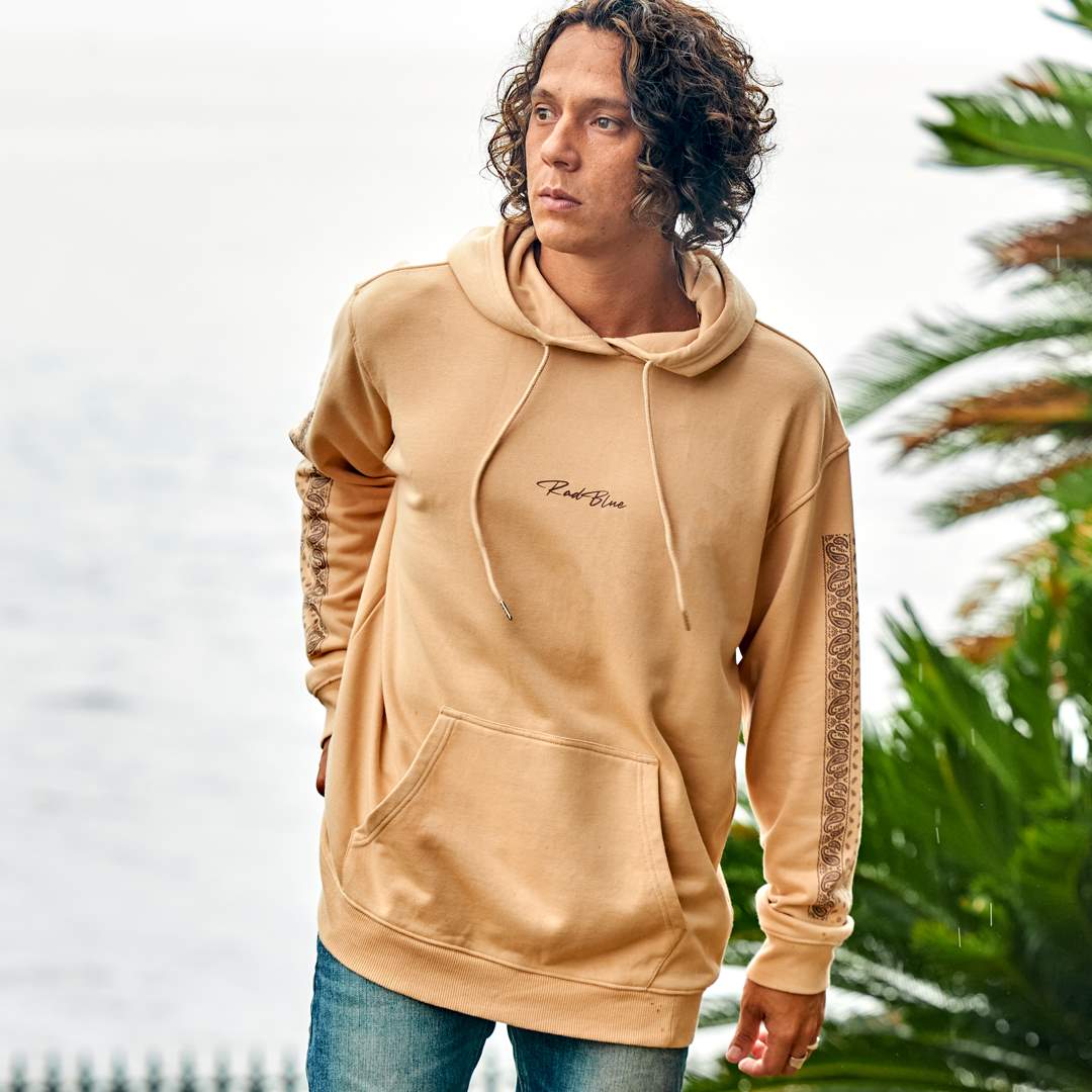 スーピマコットン スウェットパーカー【BANDANA】