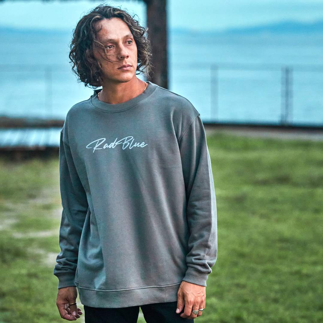 スーピマコットン スウェットシャツ【LOGO】