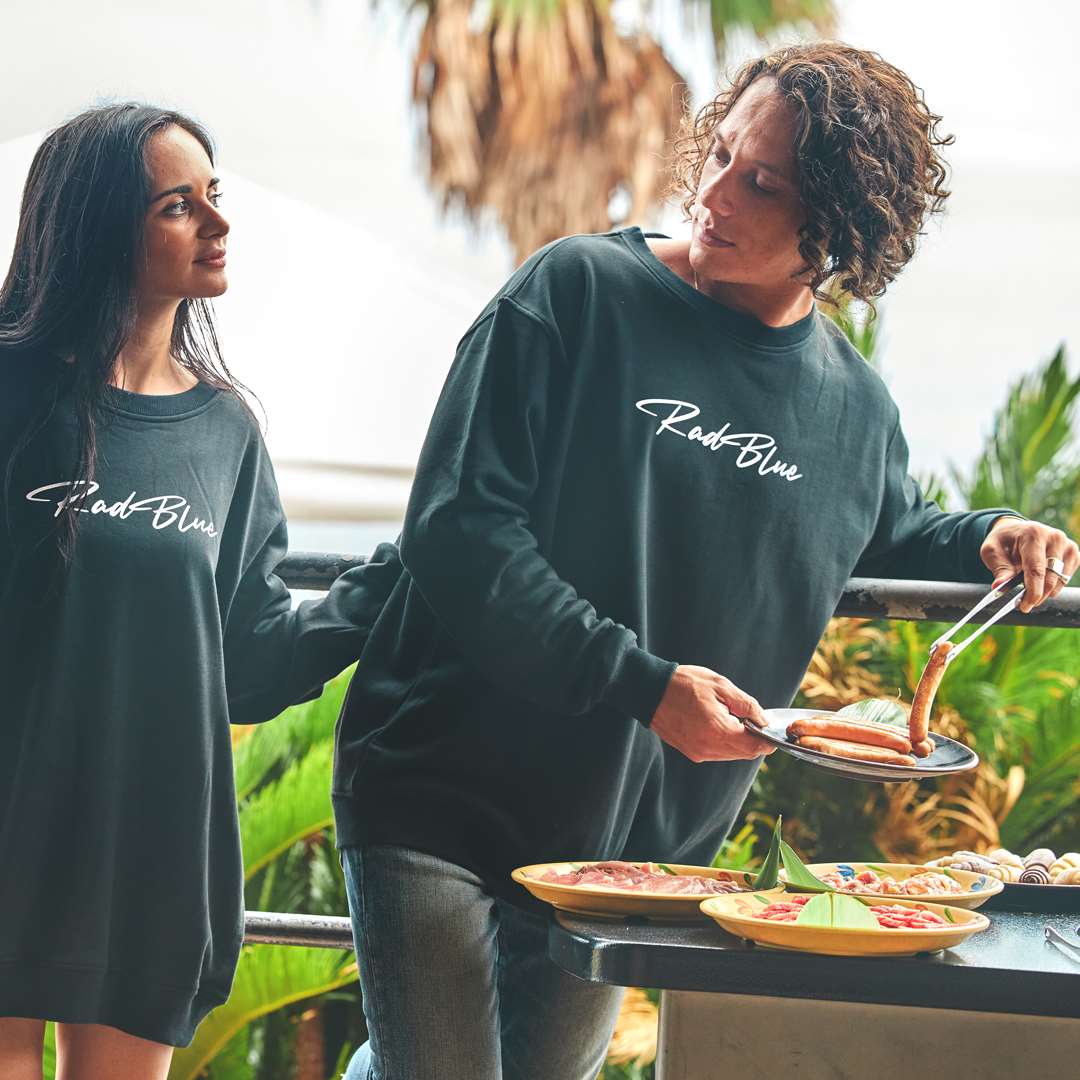 スーピマコットン スウェットシャツ【LOGO】