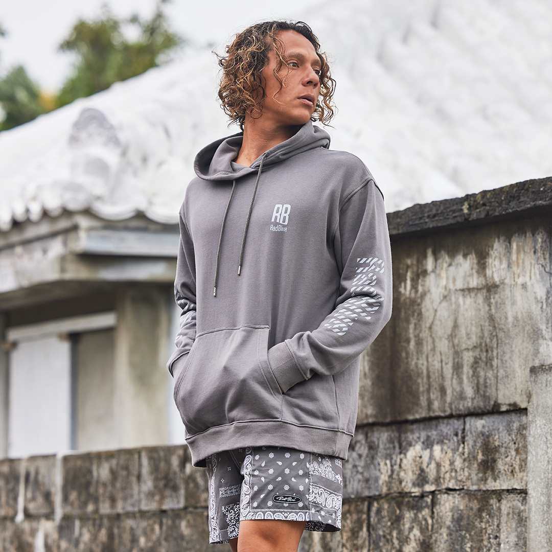 スーピマコットン スウェットパーカー【Diagonal】