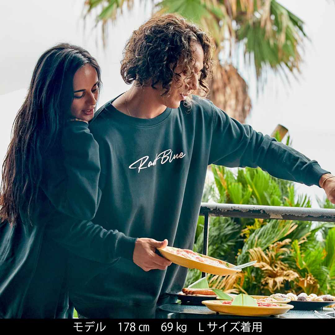 スーピマコットン スウェットシャツ【LOGO】