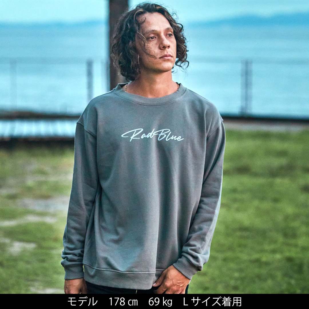 スーピマコットン スウェットシャツ【LOGO】