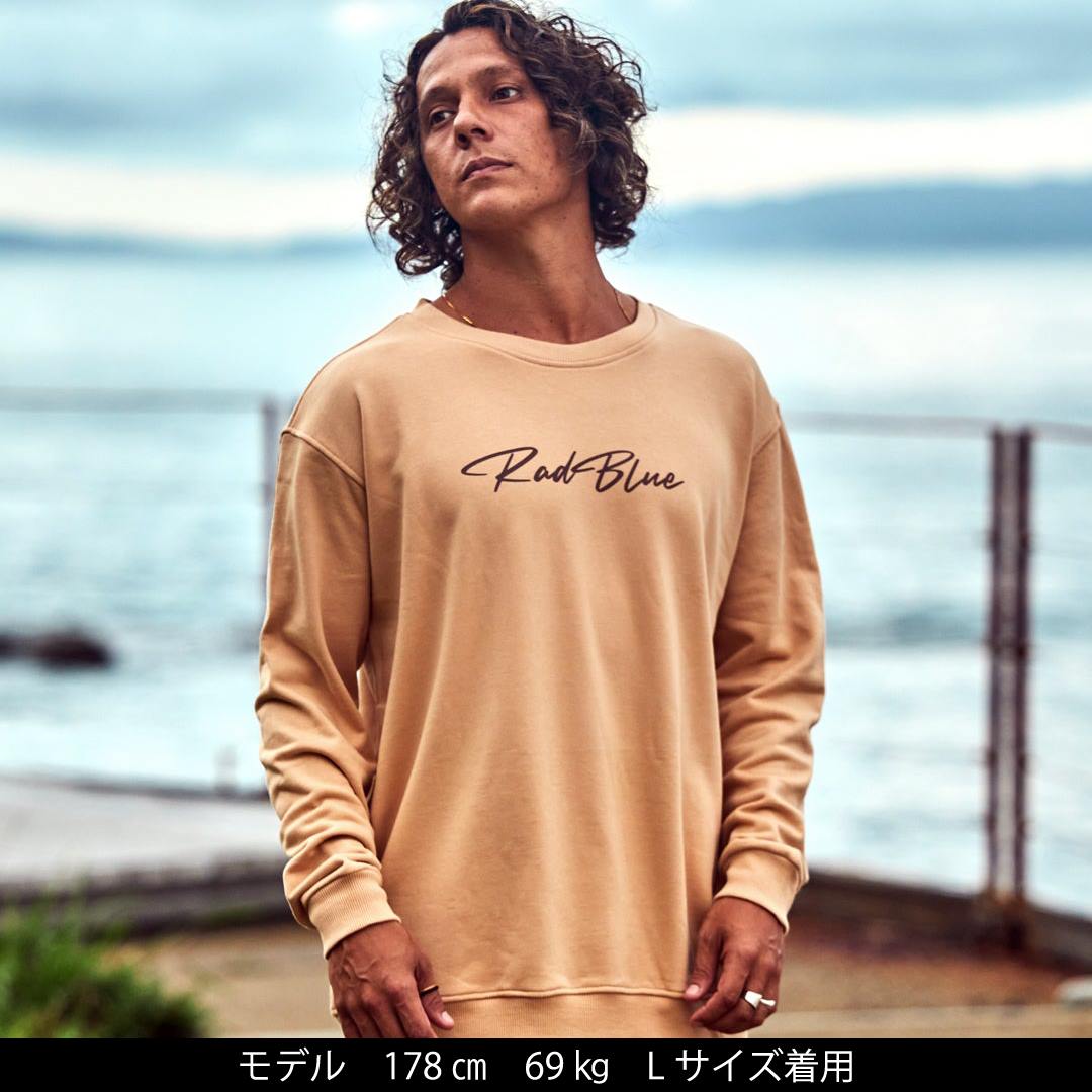 スーピマコットン スウェットシャツ【LOGO】