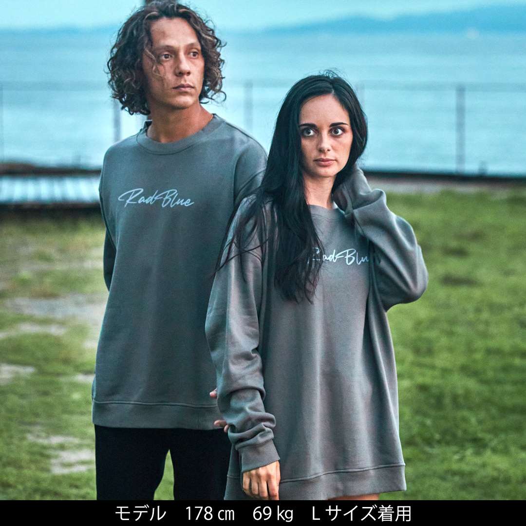 スーピマコットン スウェットシャツ【LOGO】