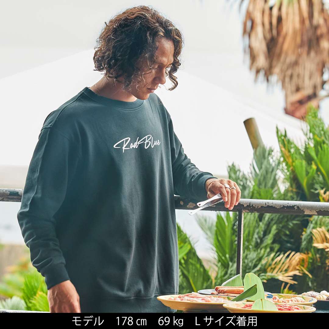 スーピマコットン スウェットシャツ【LOGO】