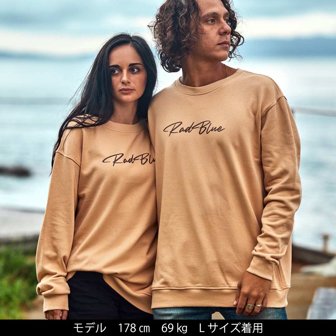 スーピマコットン スウェットシャツ【LOGO】