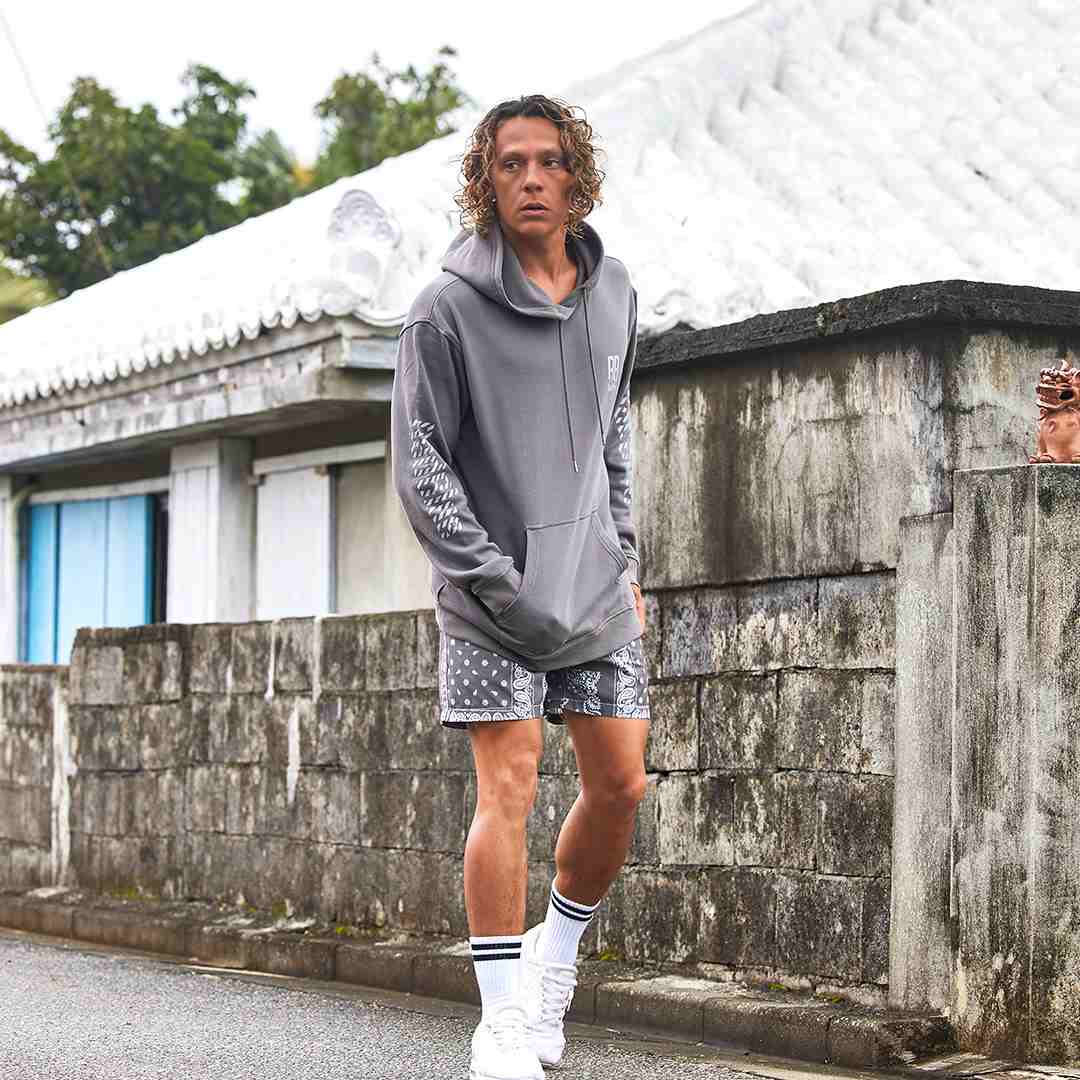 スーピマコットン スウェットパーカー【Diagonal】