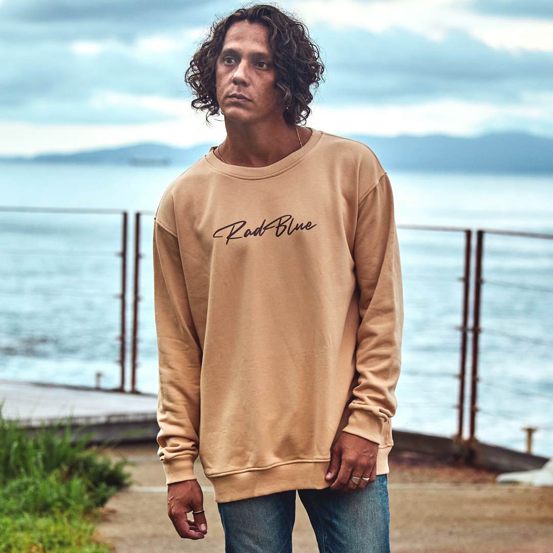 スーピマコットン スウェットシャツ【LOGO】