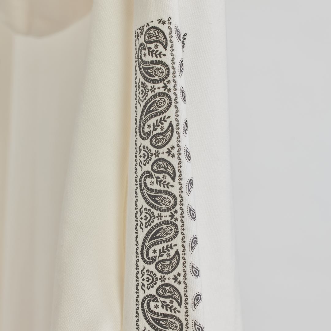 スーピマコットン スウェットパーカー【BANDANA】