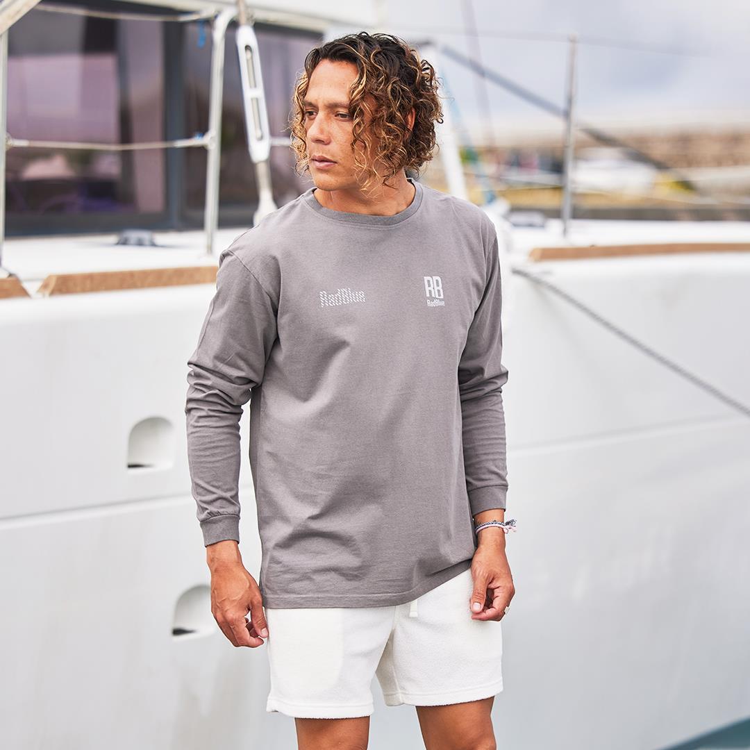 OEコットン ロングスリーブTシャツ【Diagonal】