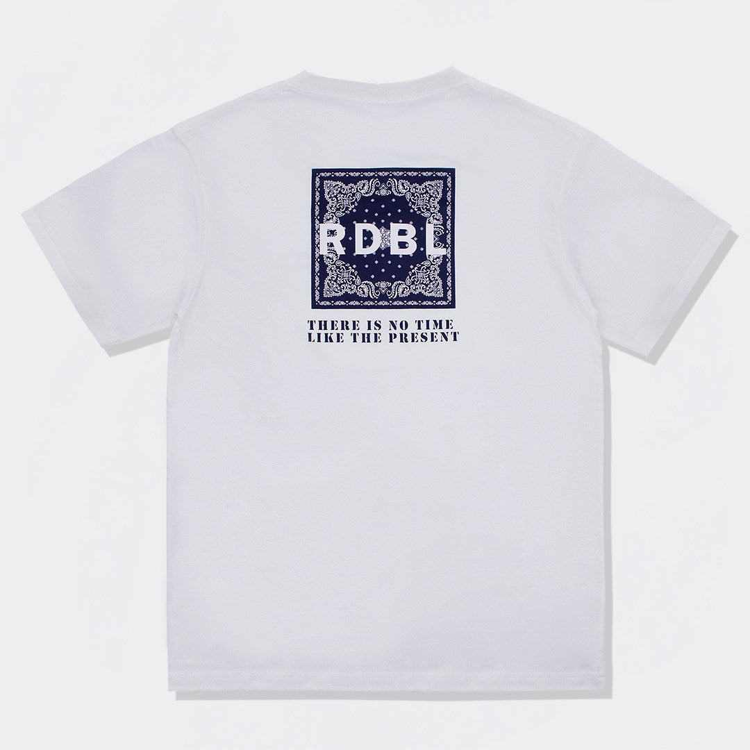 セミコーマコットン半袖メンズTシャツ【BANDANA】
