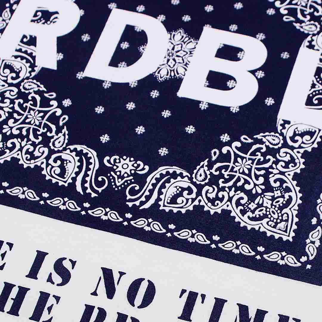 セミコーマコットン半袖メンズTシャツ【BANDANA】