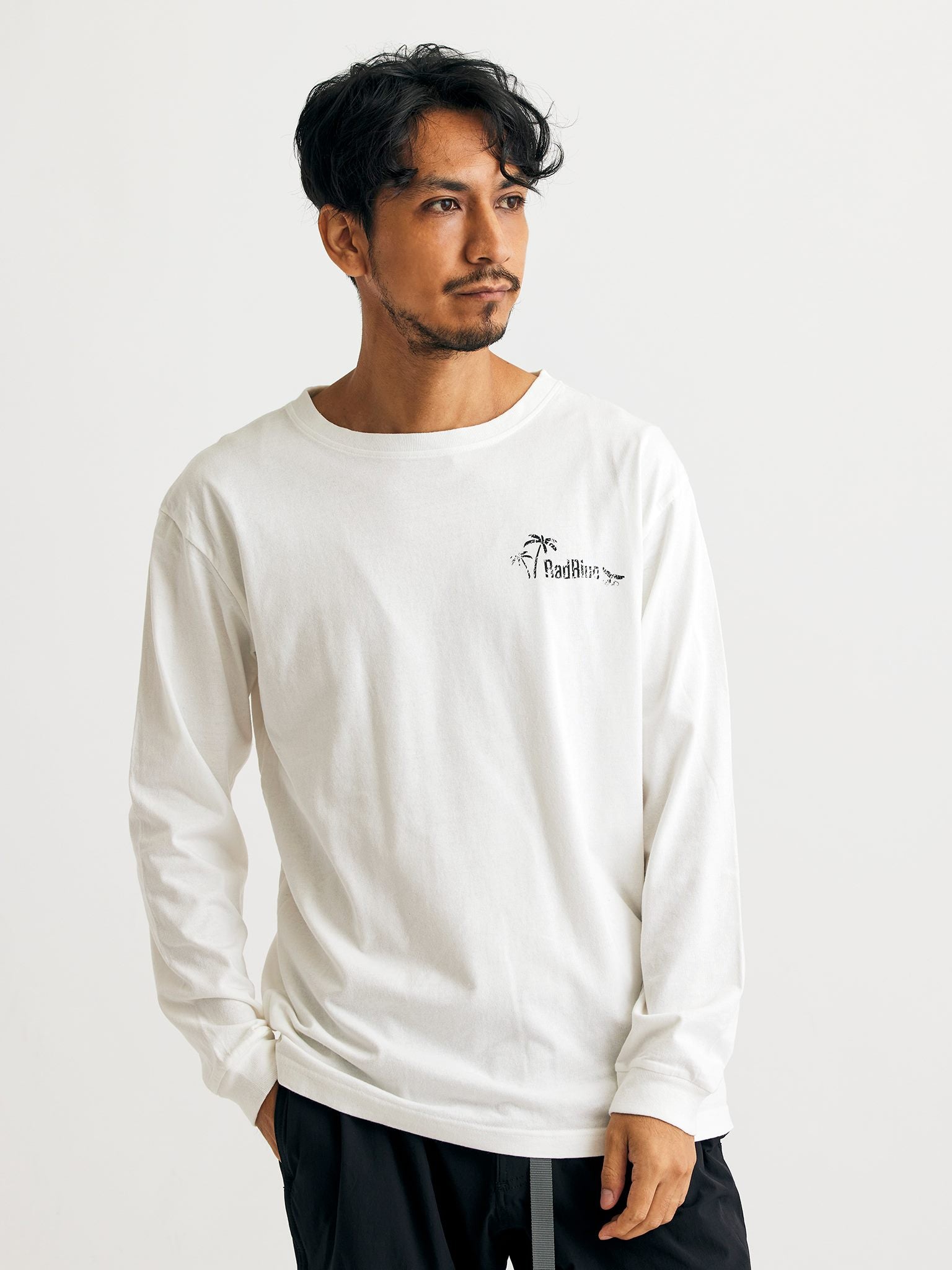 OEコットン ロングスリーブTシャツ【PLATE】