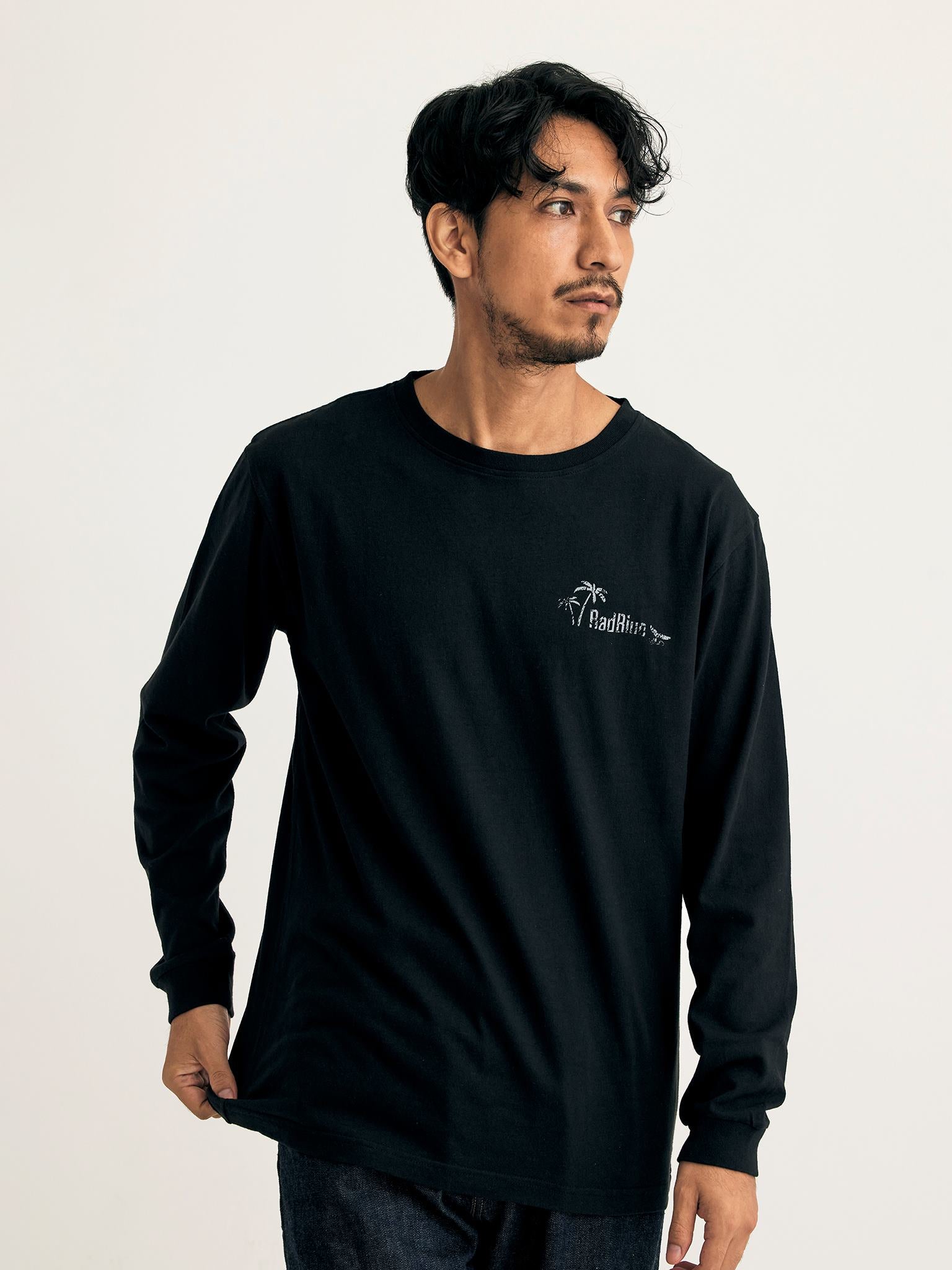 OEコットン ロングスリーブTシャツ【PLATE】