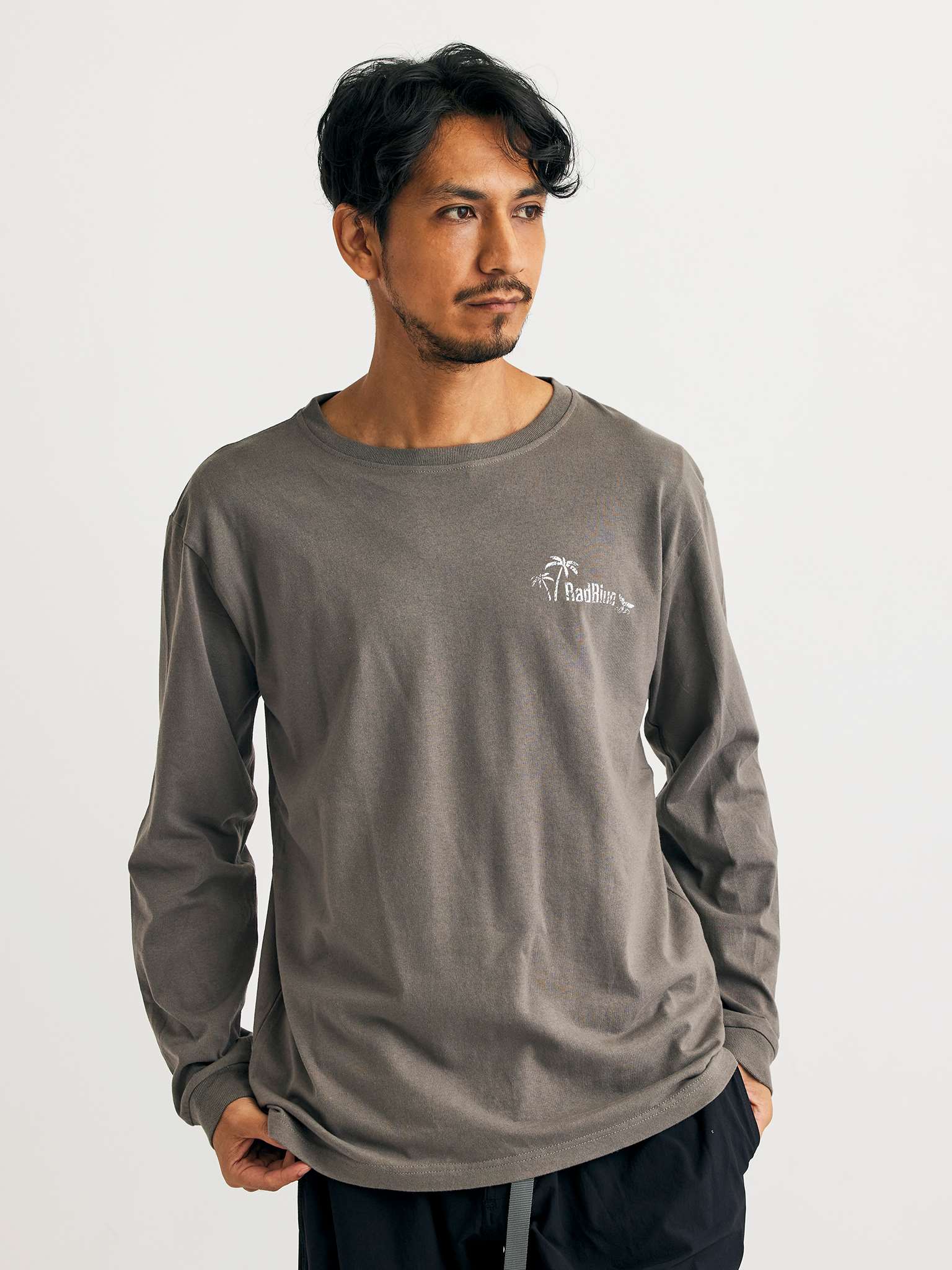 OEコットン ロングスリーブTシャツ【PLATE】