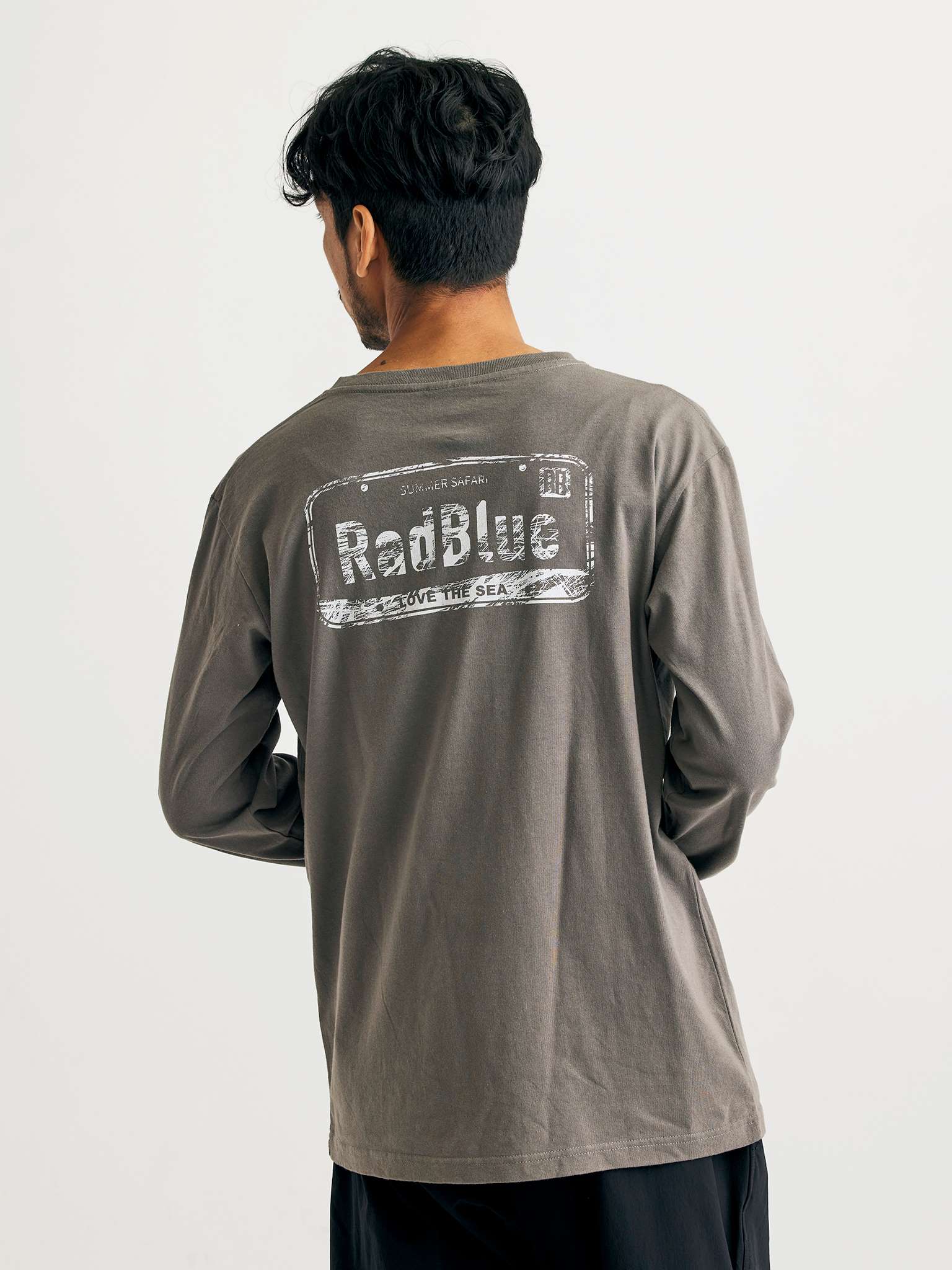 OEコットン ロングスリーブTシャツ【PLATE】