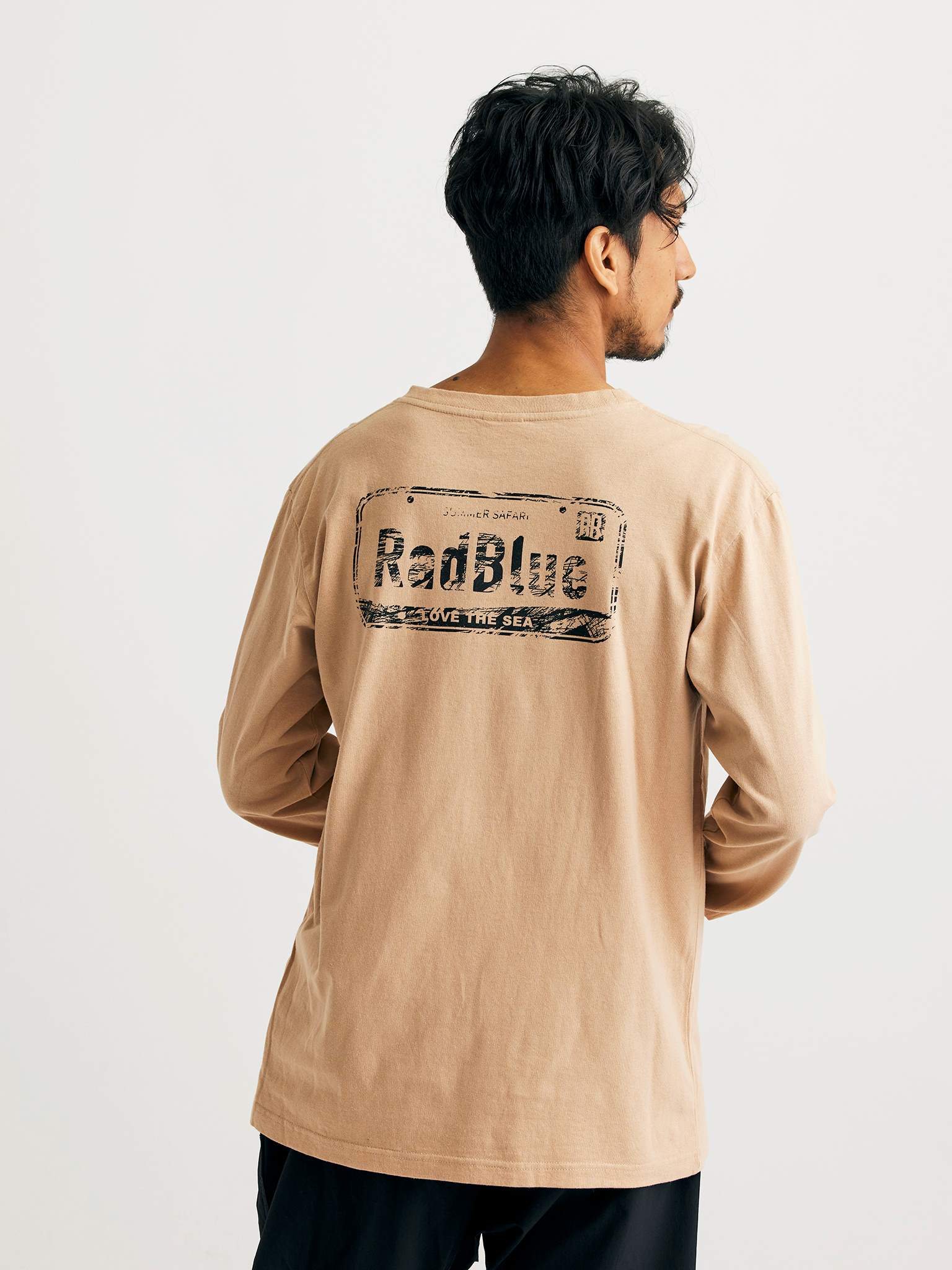 OEコットン ロングスリーブTシャツ【PLATE】