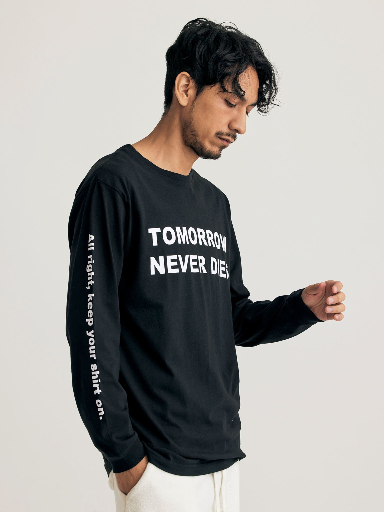 OEコットン ロングスリーブTシャツ【T-N-D】