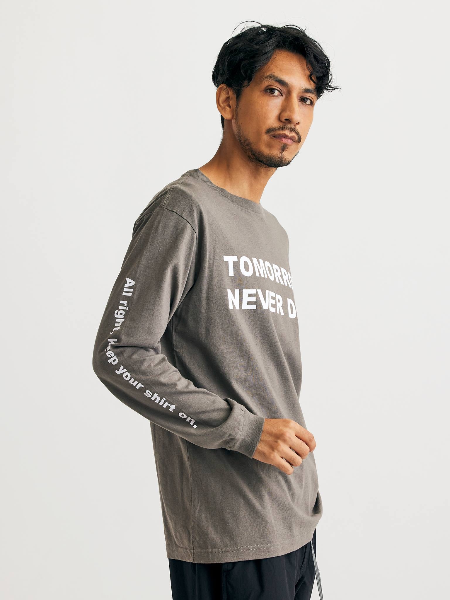 OEコットン ロングスリーブTシャツ【T-N-D】