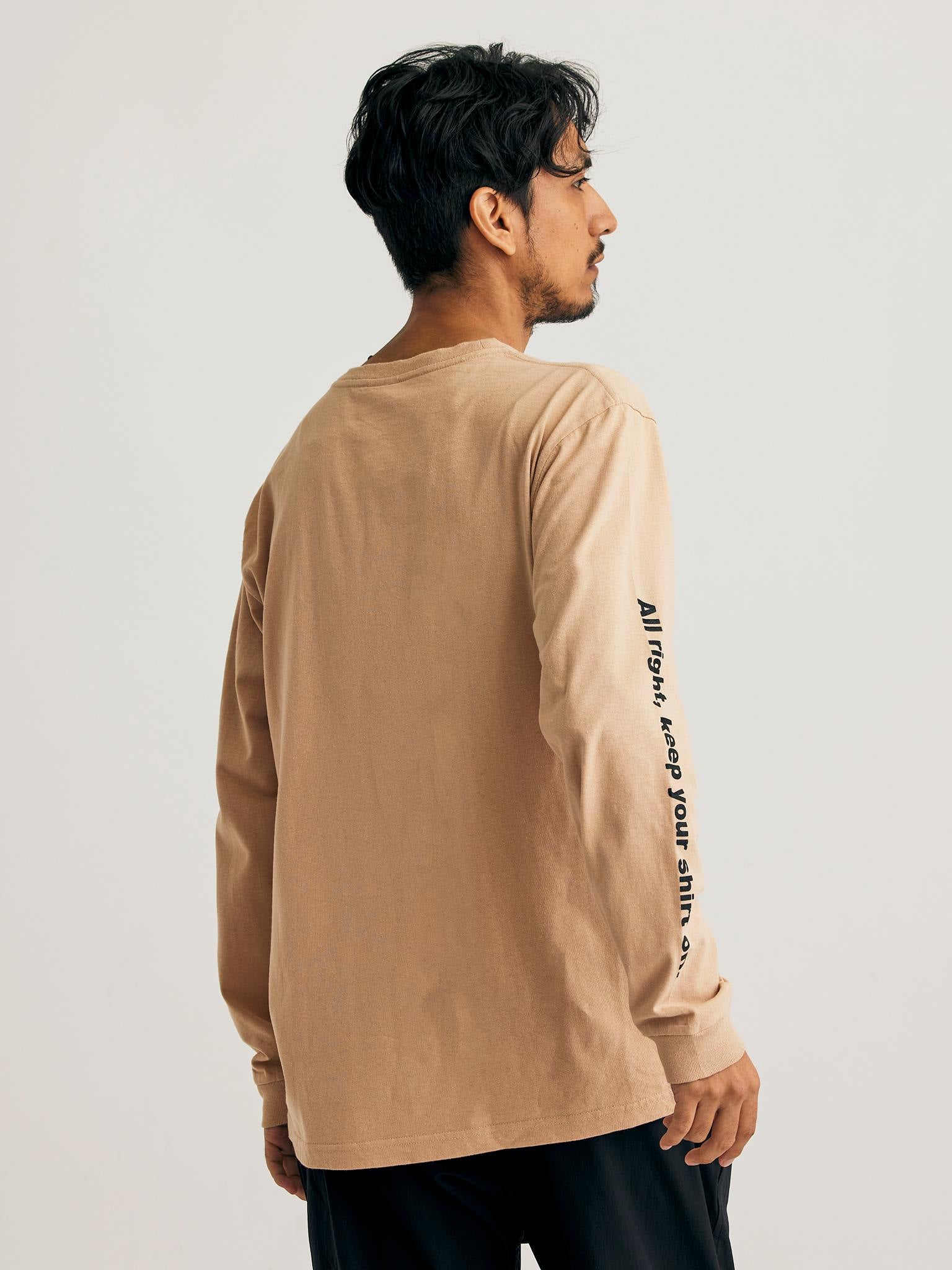 OEコットン ロングスリーブTシャツ【T-N-D】