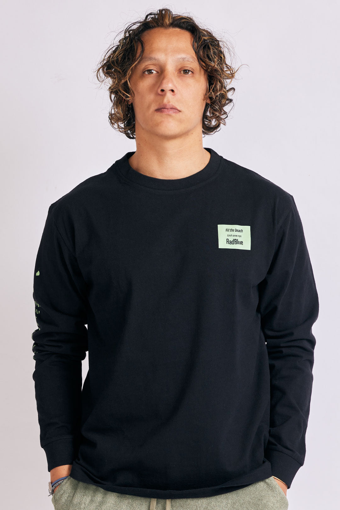 OEコットン ロングスリーブTシャツ【CATCH】