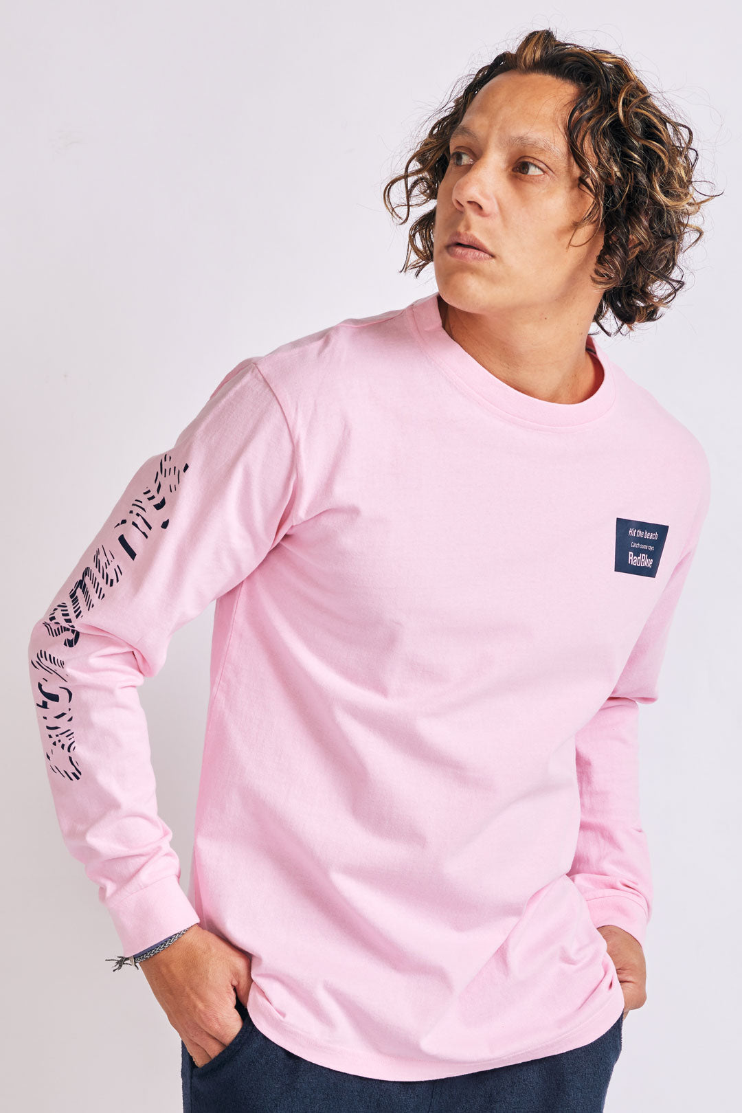 OEコットン ロングスリーブTシャツ【CATCH】