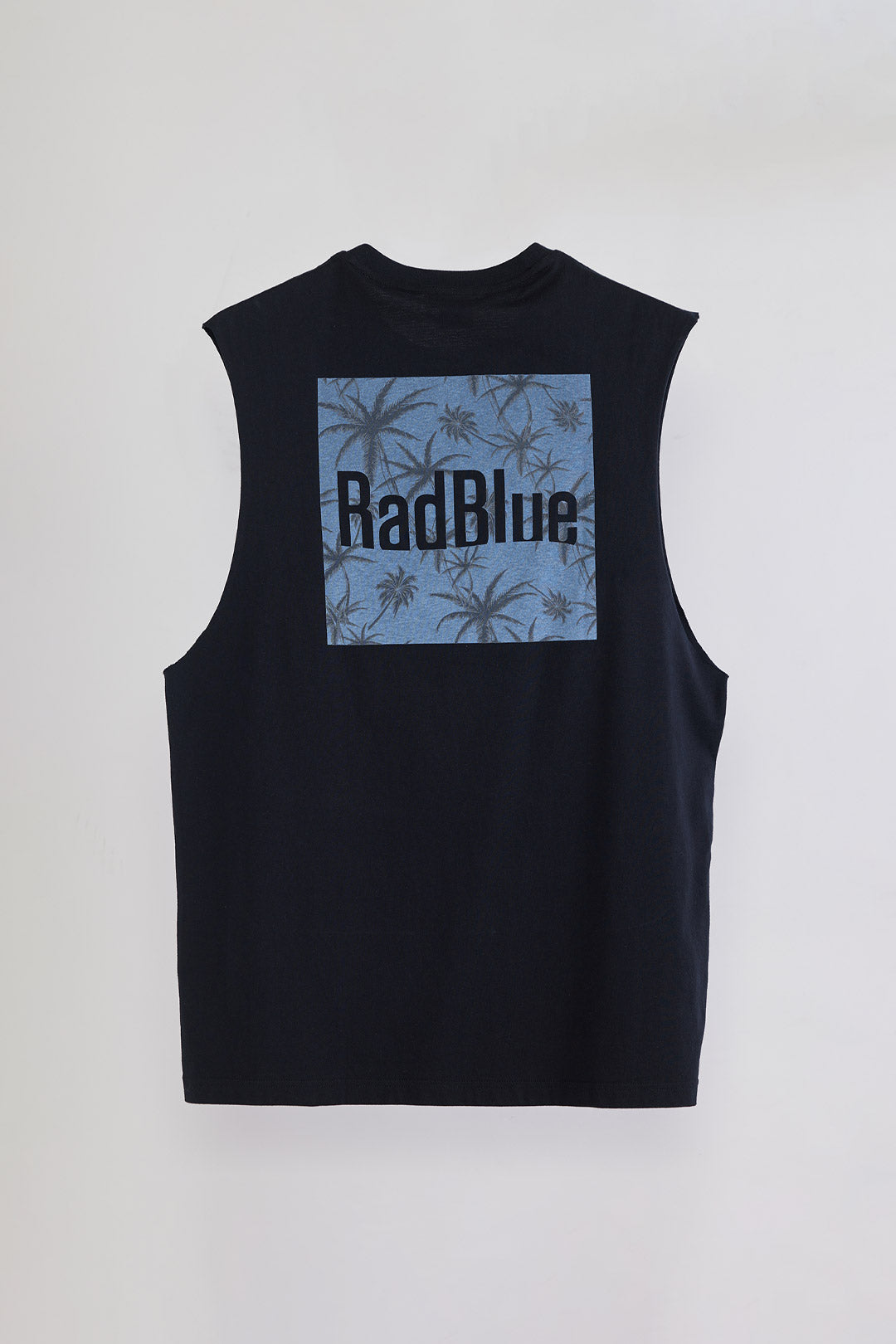 OE天竺 ノースリーブメンズシャツ【PALM】