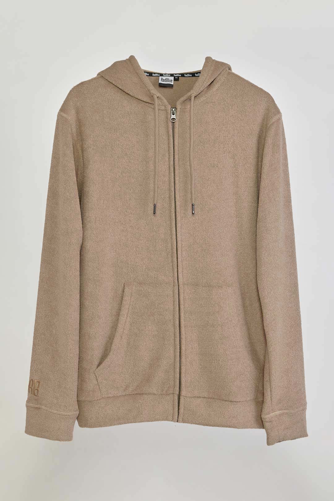 3Dパイルジップパーカー