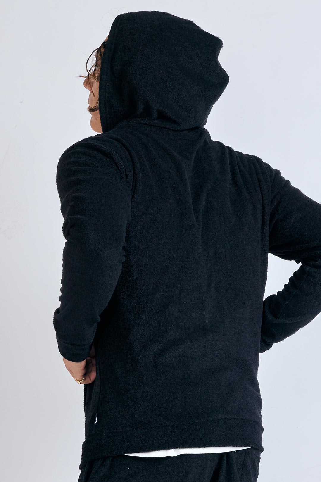 3Dパイルジップパーカー