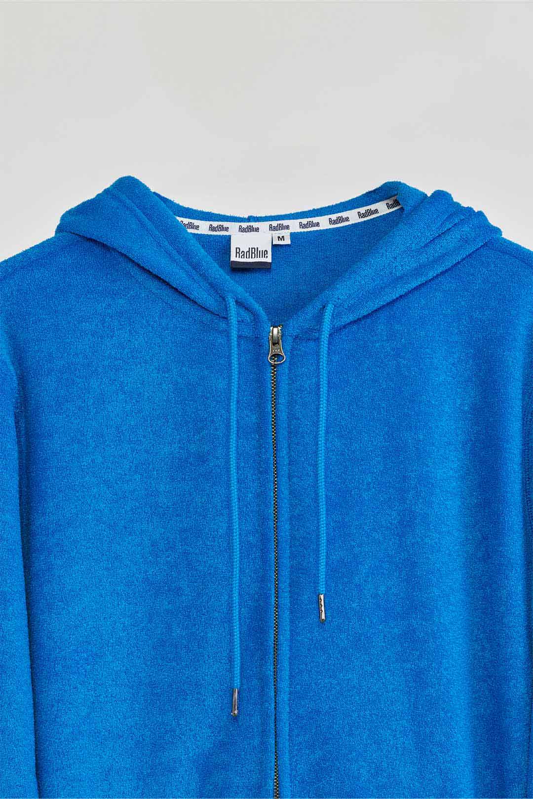 3Dパイルジップパーカー