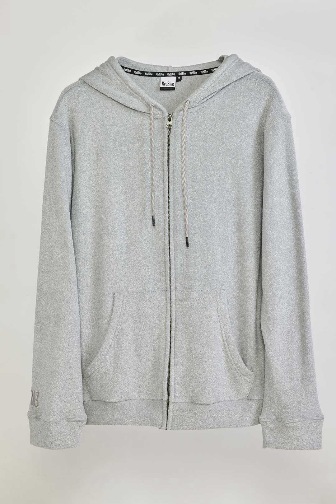 3Dパイルジップパーカー