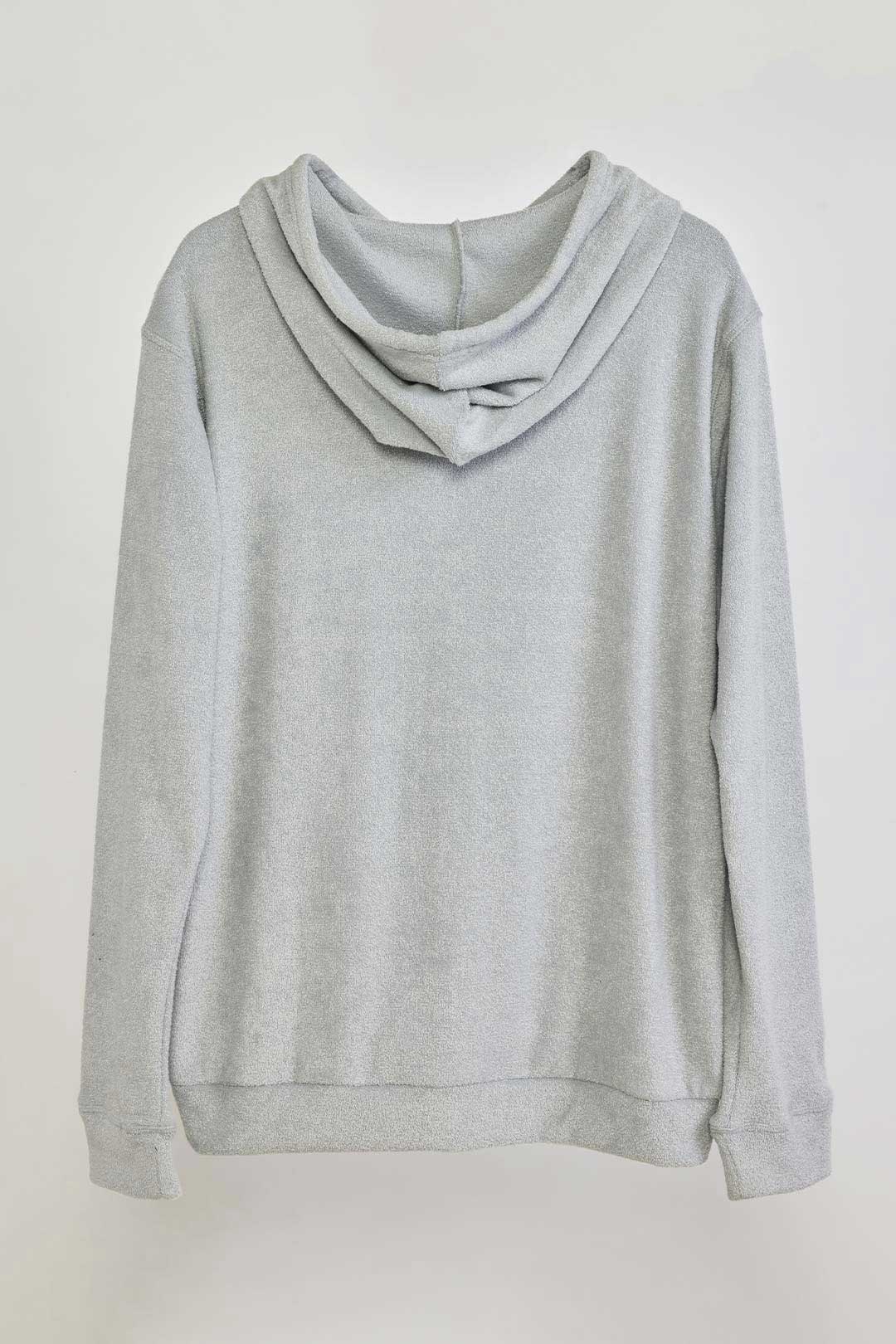 3Dパイルジップパーカー