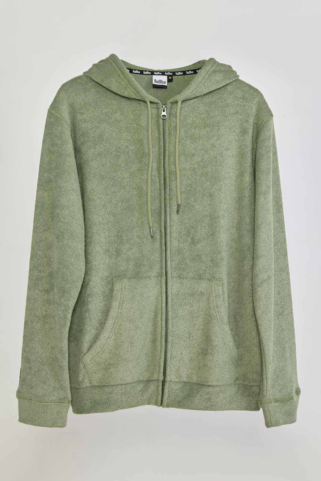 3Dパイルジップパーカー