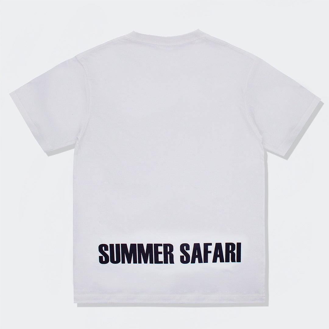セミコーマコットン半袖メンズTシャツ【SUMMER SAFARI】