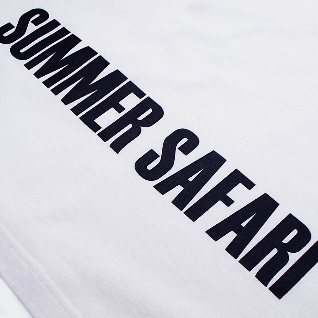 セミコーマコットン半袖メンズTシャツ【SUMMER SAFARI】