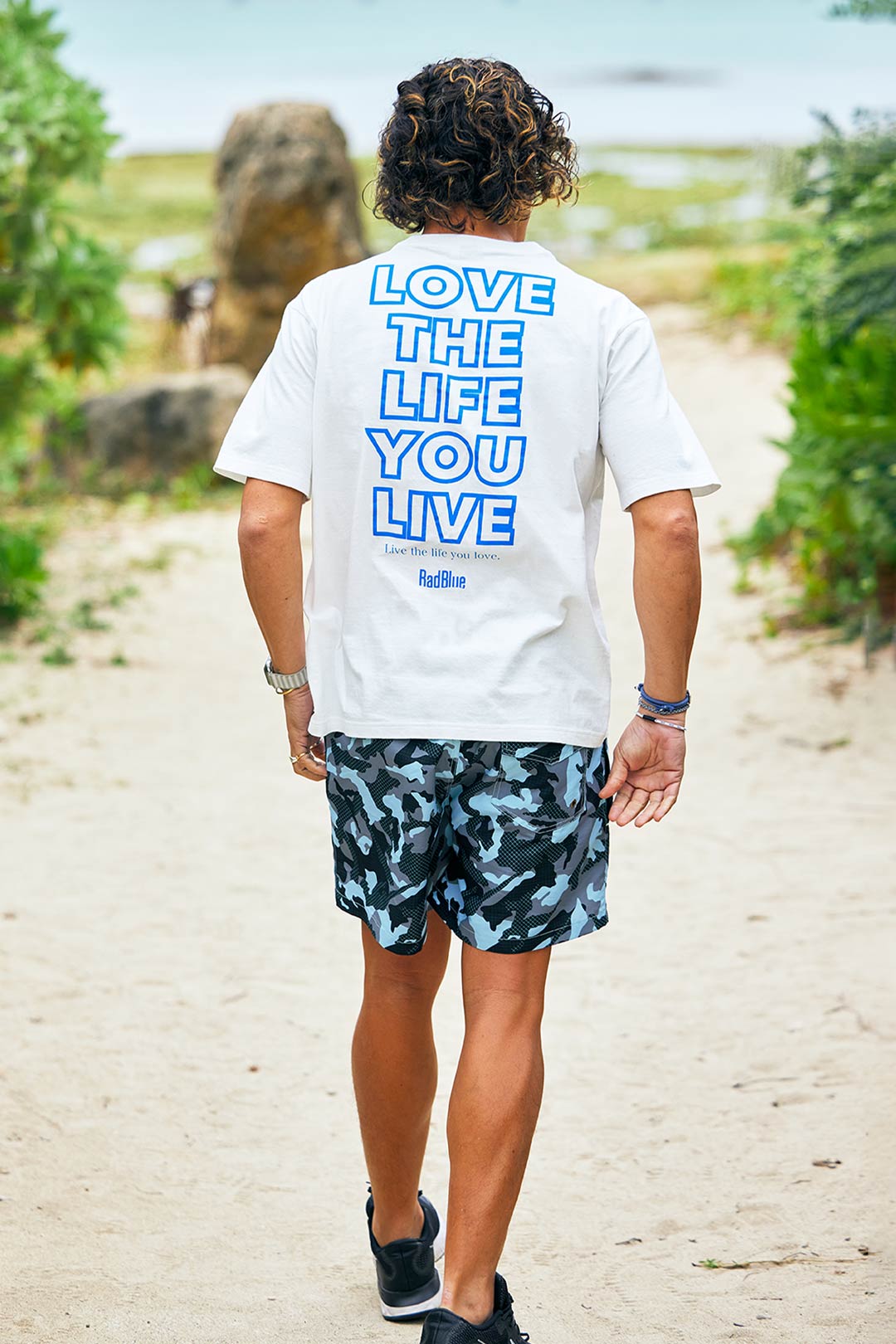OEコットン 半袖メンズTシャツ【LOVE THE LIFE NEW】