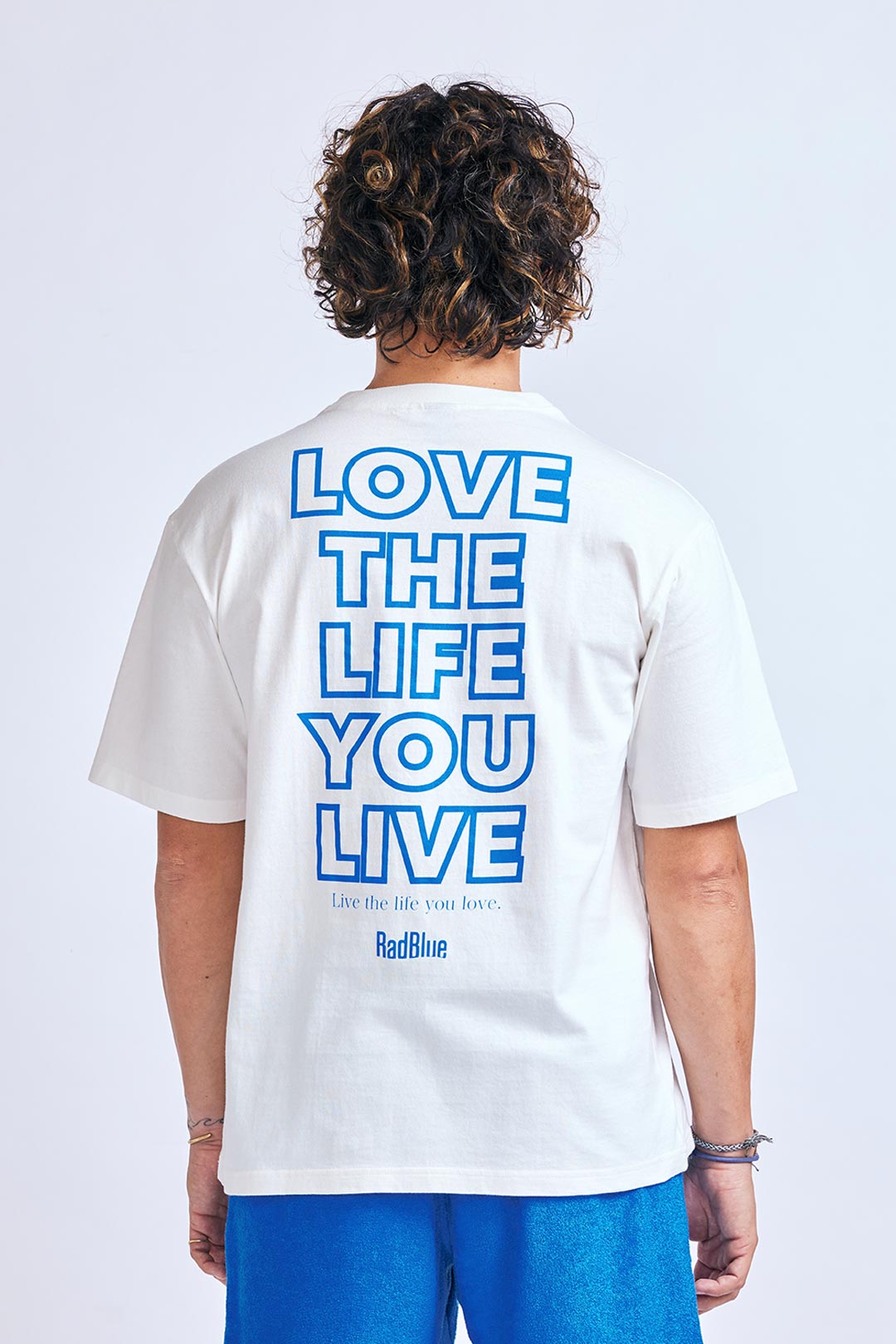 OEコットン 半袖メンズTシャツ【LOVE THE LIFE NEW】