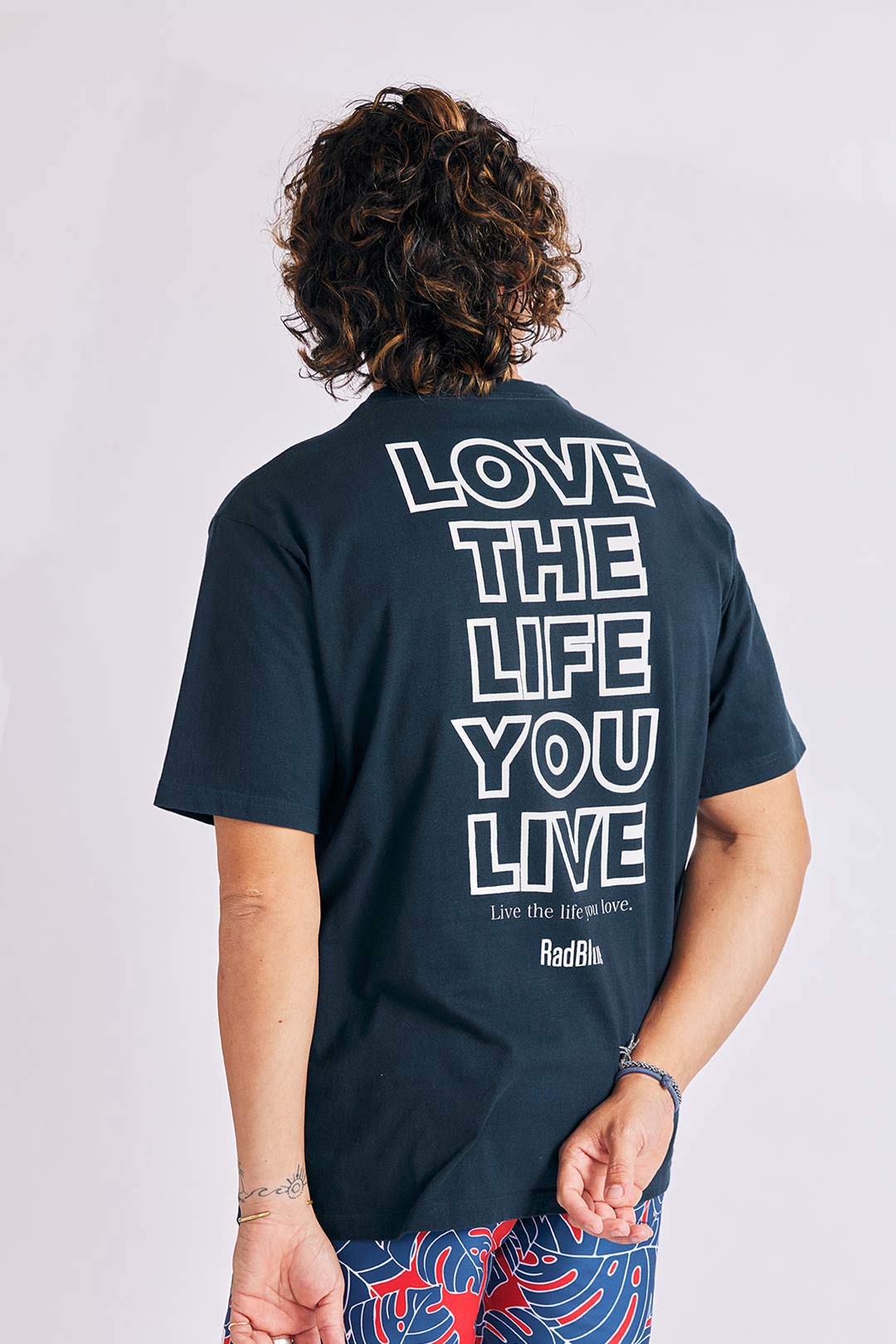 OEコットン 半袖メンズTシャツ【LOVE THE LIFE NEW】