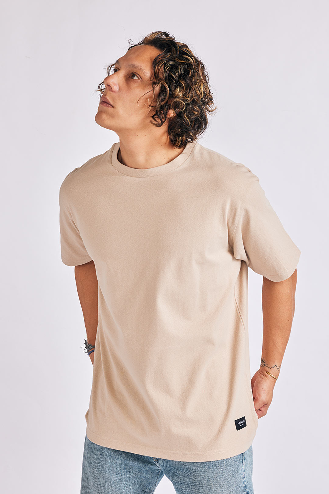 OEコットン 半袖メンズTシャツ【LOVE THE LIFE NEW】