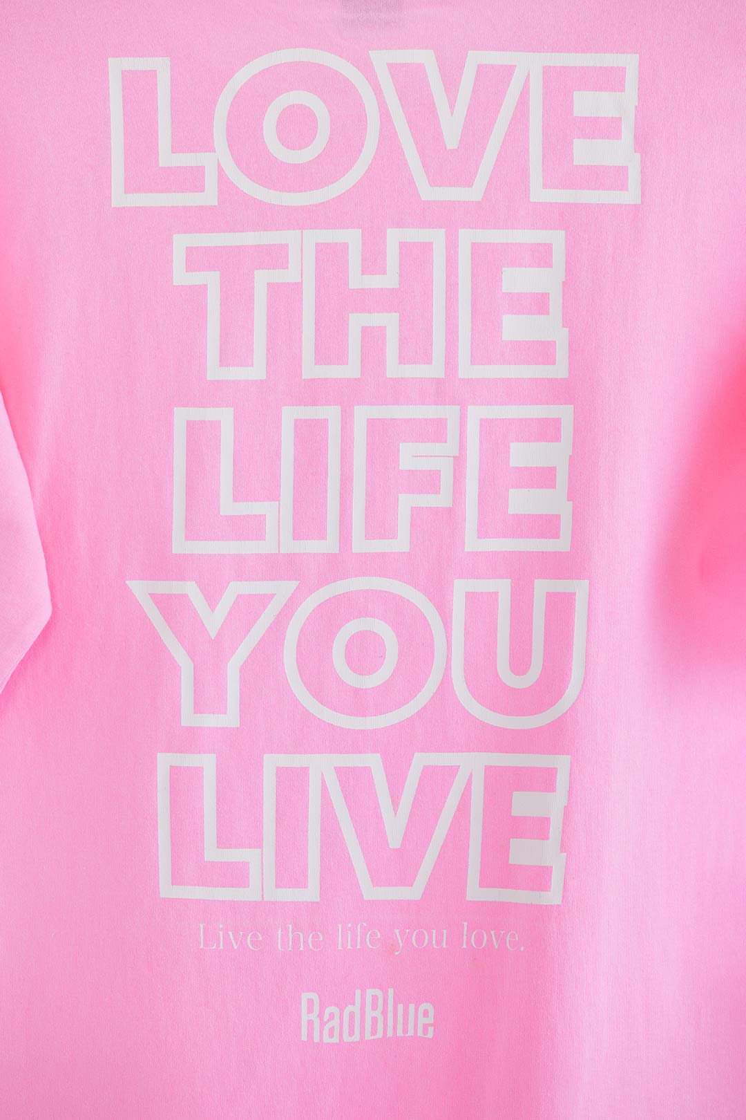 OEコットン 半袖メンズTシャツ【LOVE THE LIFE NEW】