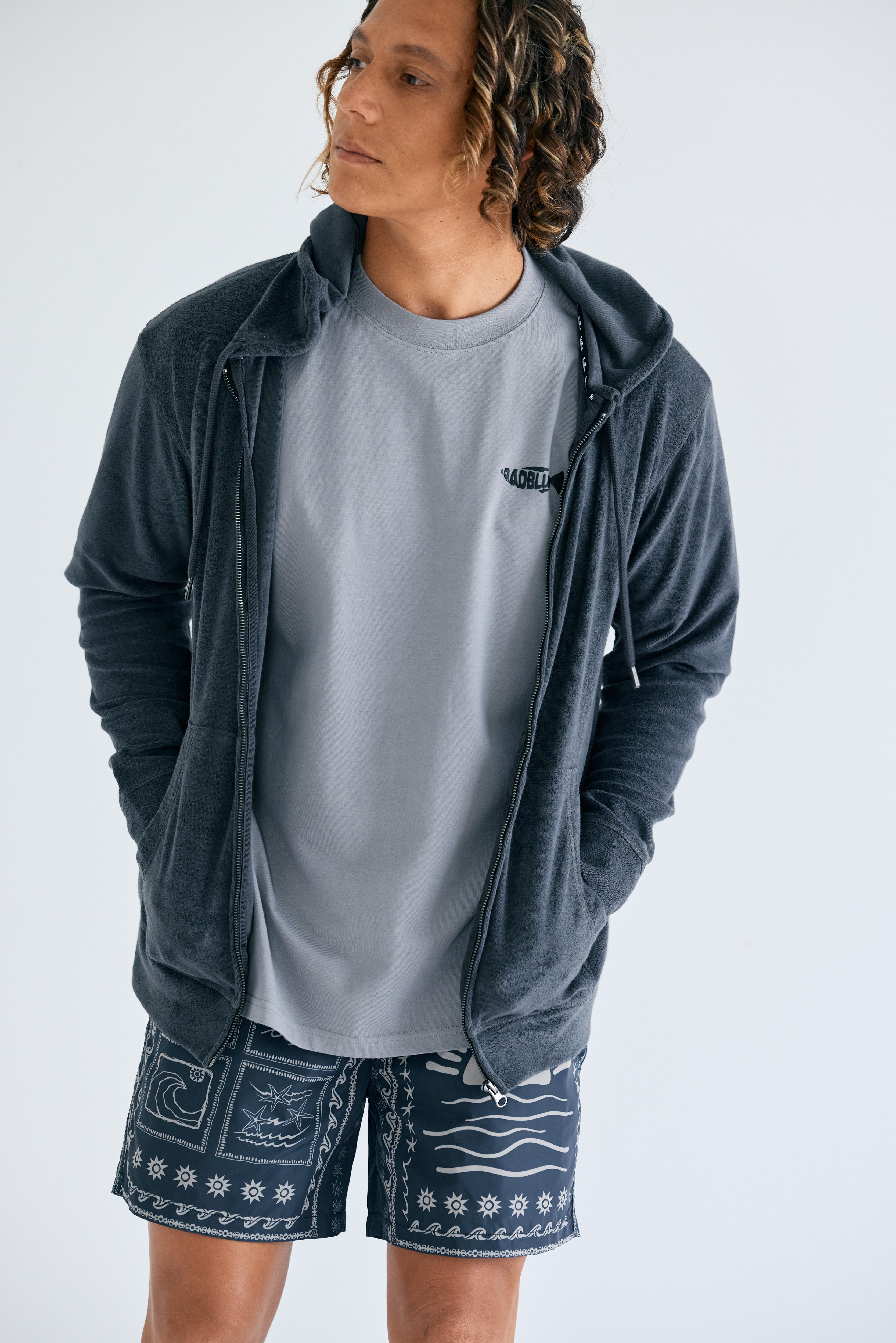 ドライパイル ジップパーカー