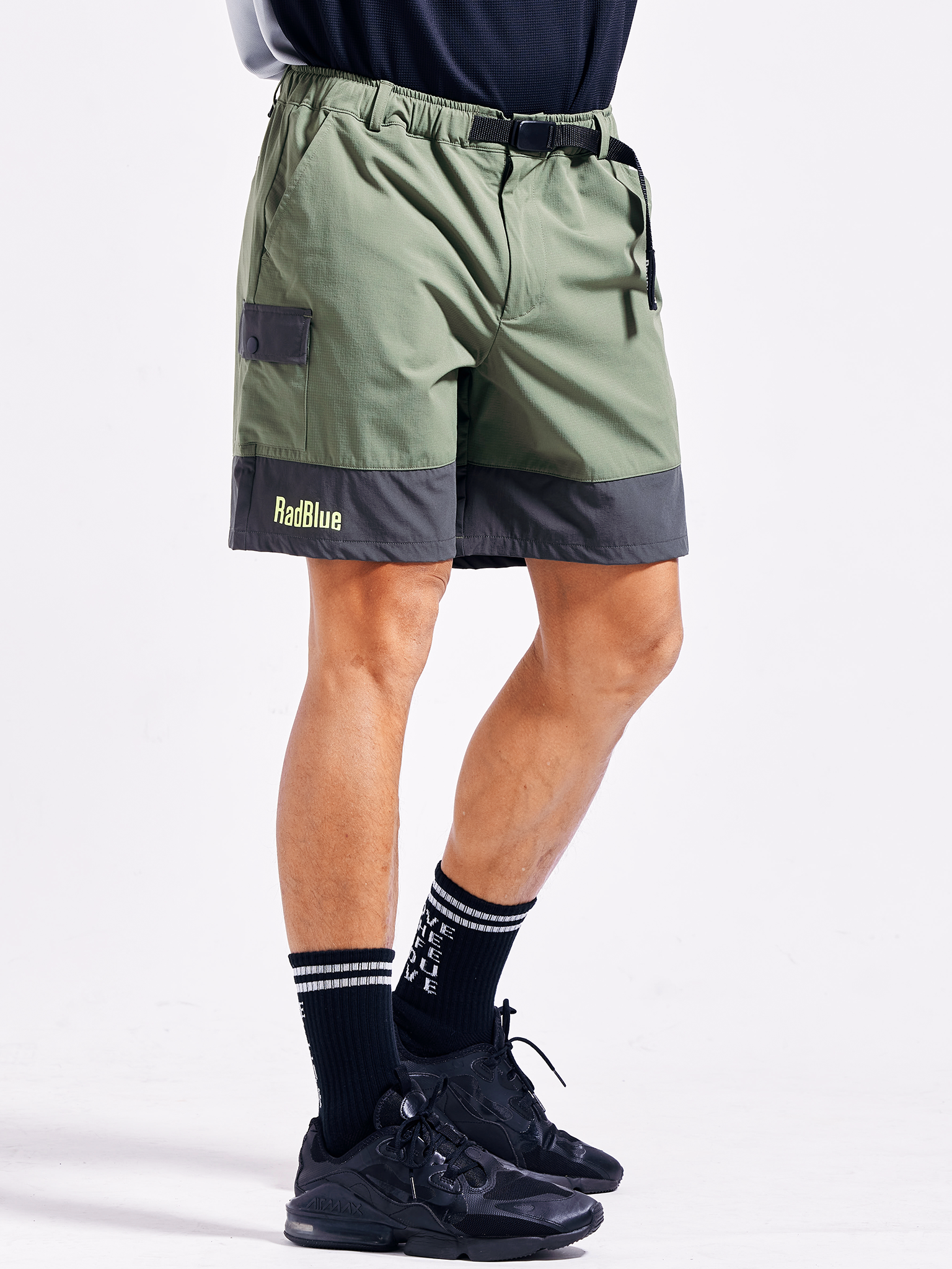 リップストップベルトカーゴショートパンツ