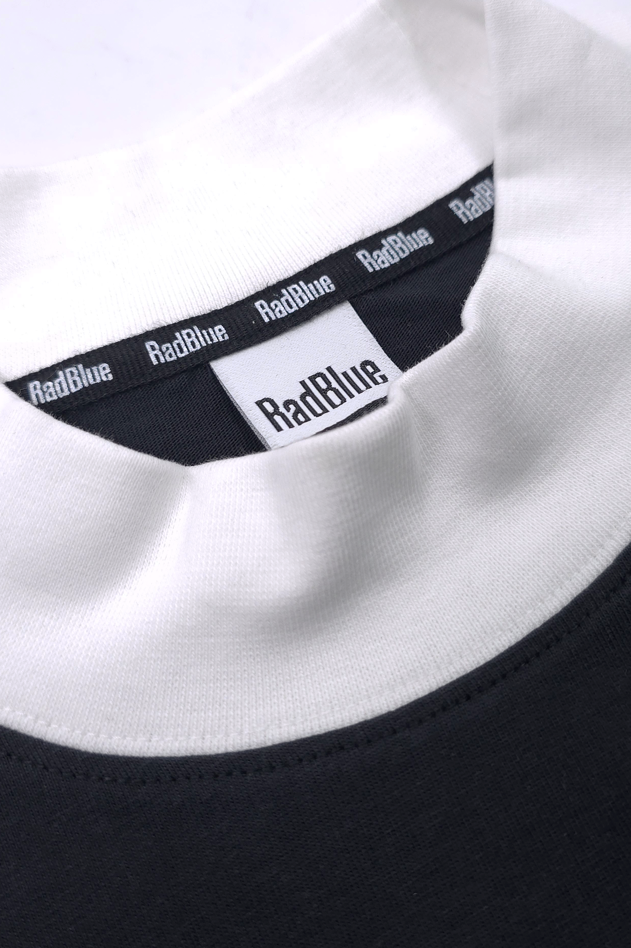 DrySilkyCotton バイカラーモックネックロングスリーブ
