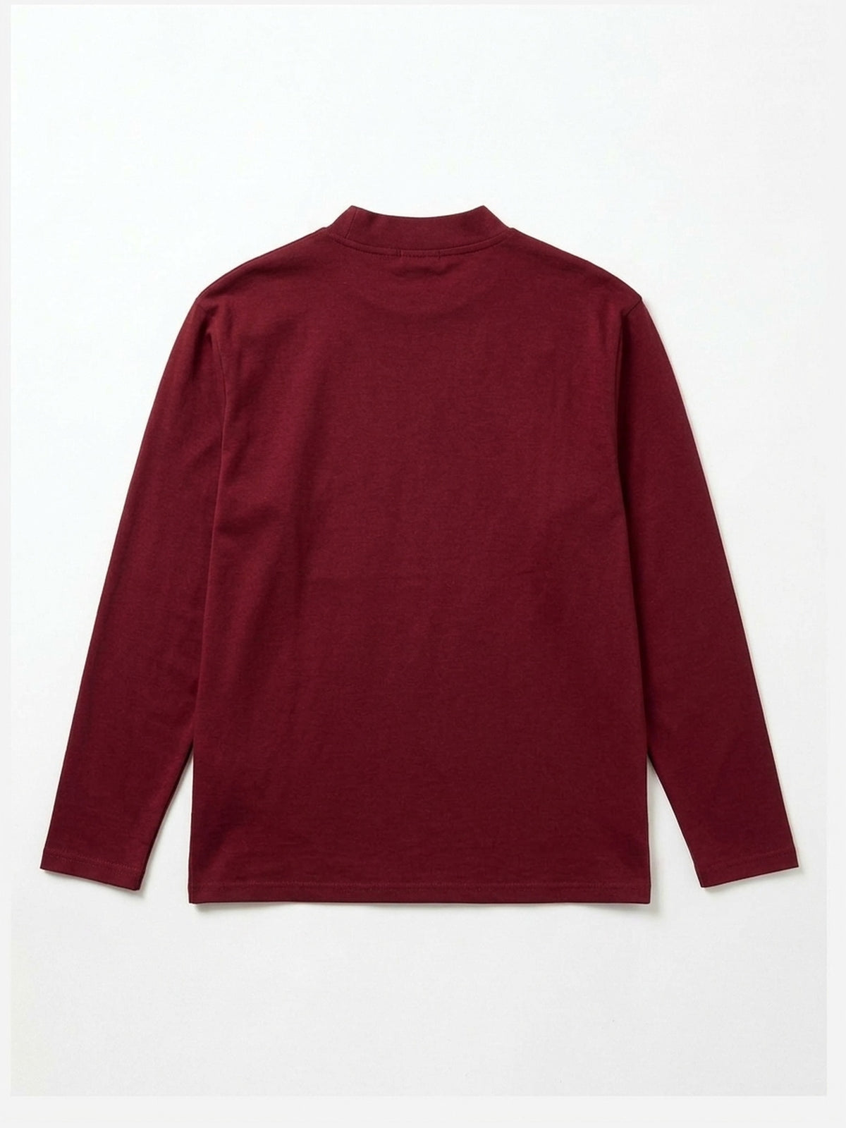 スムースモックネック ロングスリーブTシャツ 18