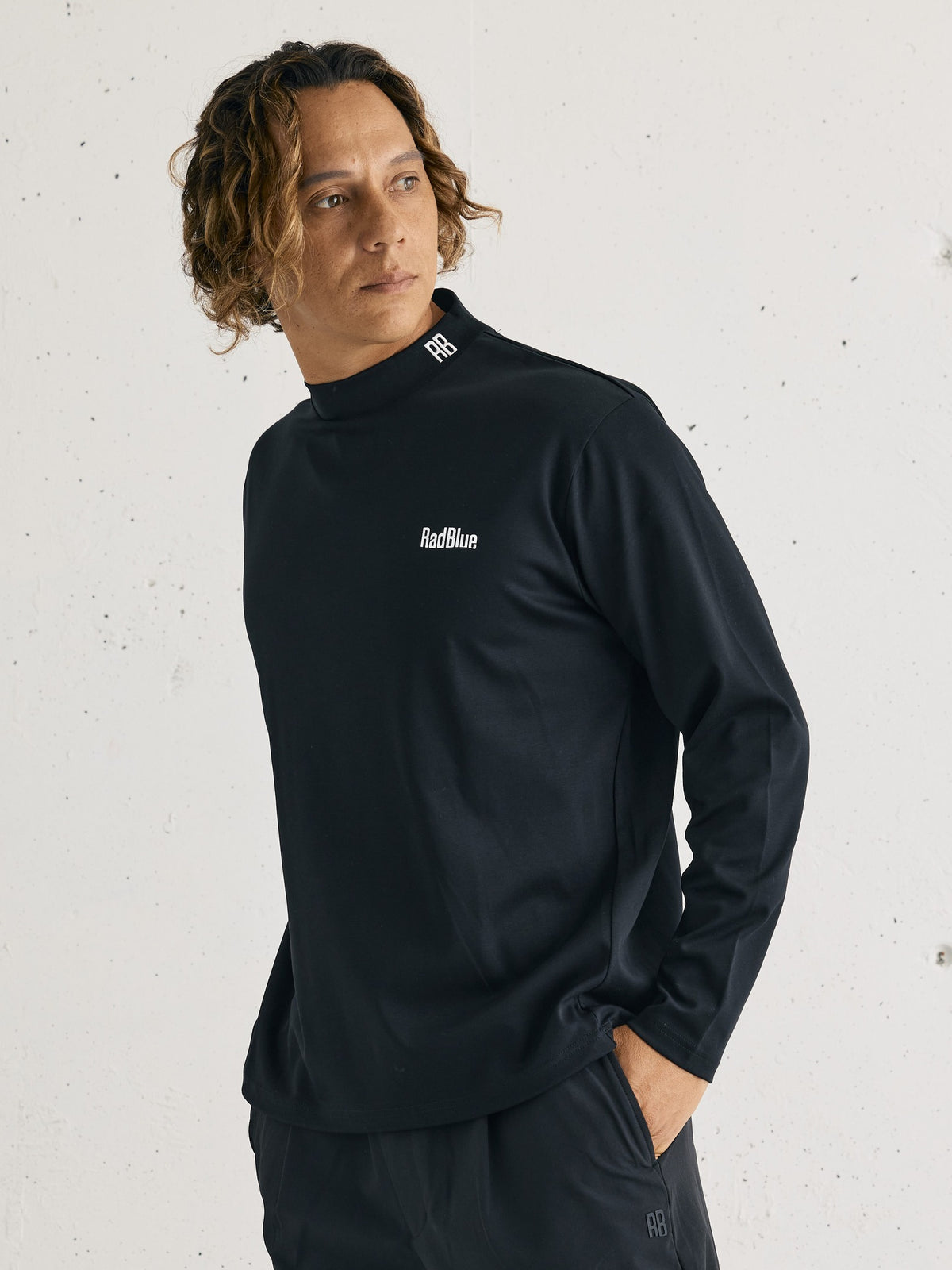 スムースモックネック ロングスリーブTシャツ 5