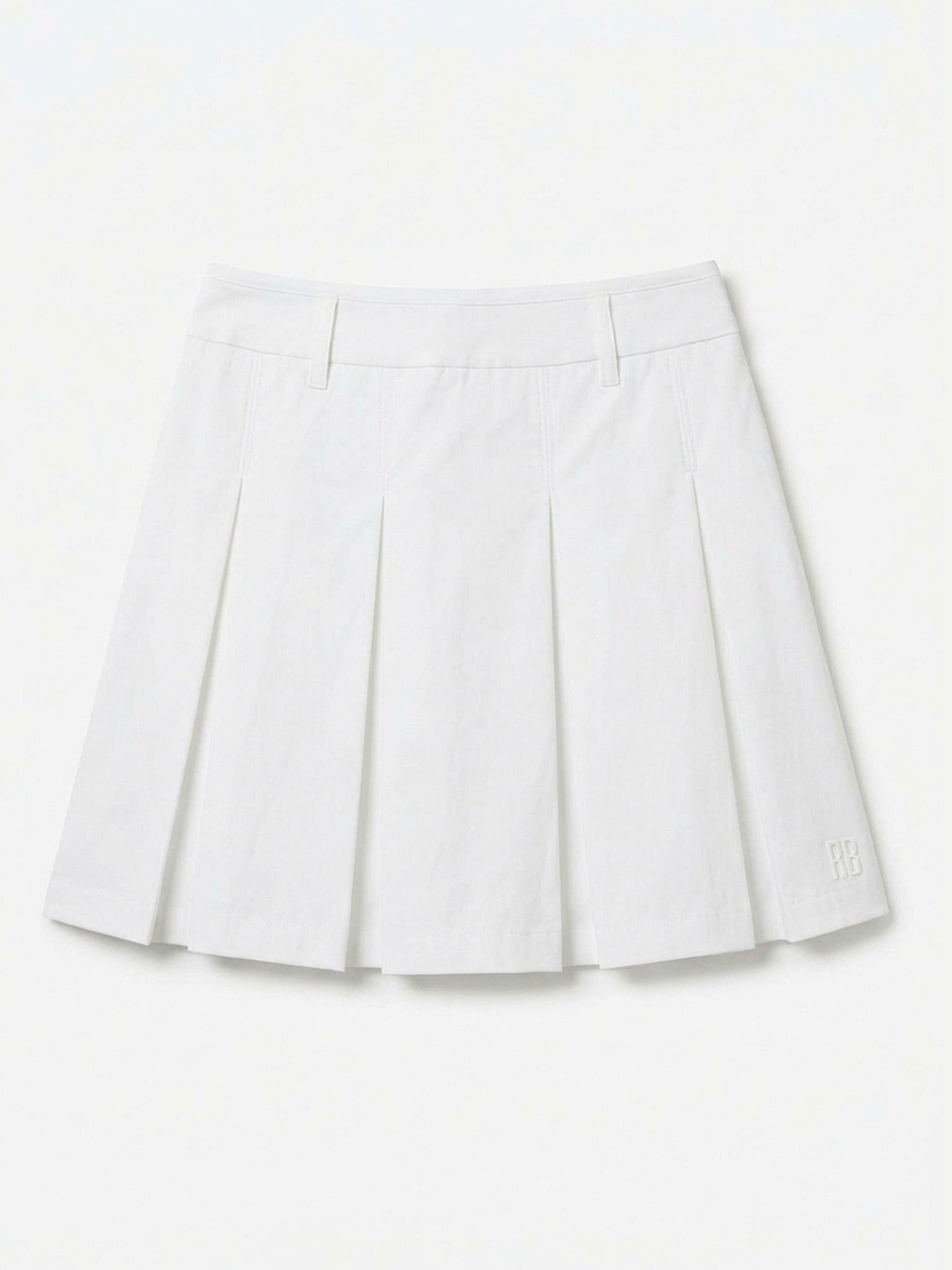 Women's ストレッチナイロン プリーツスカート