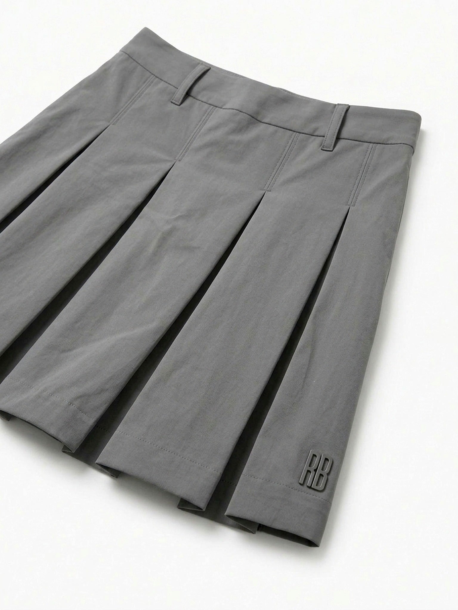 Women's ストレッチナイロン プリーツスカート