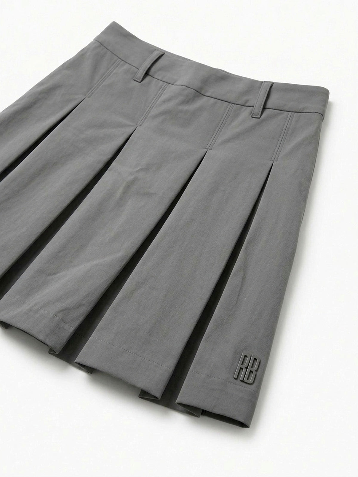 Women's ストレッチナイロン プリーツスカート 8