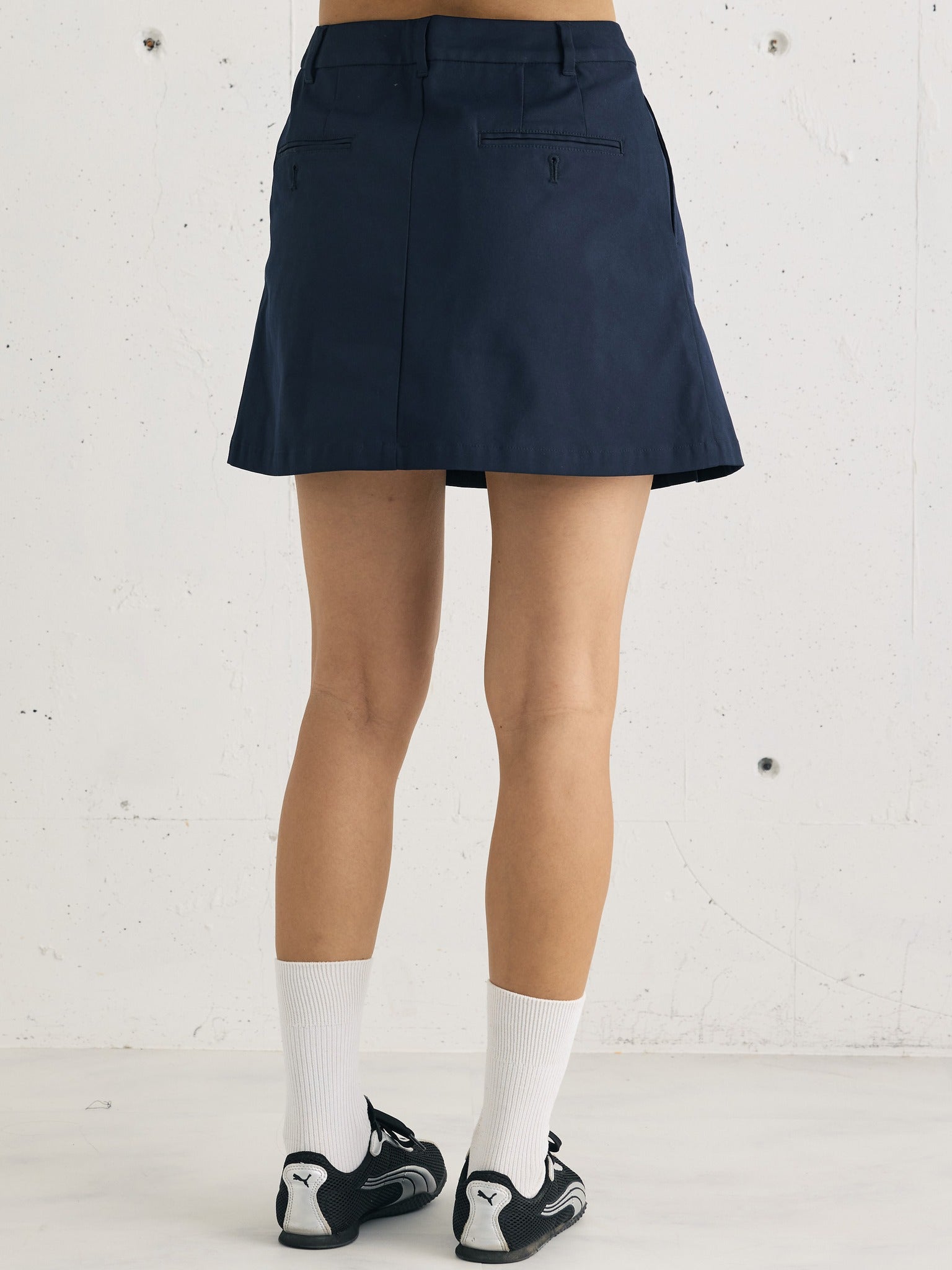 Women's コットンライク ムーブストレッチ スカート 6