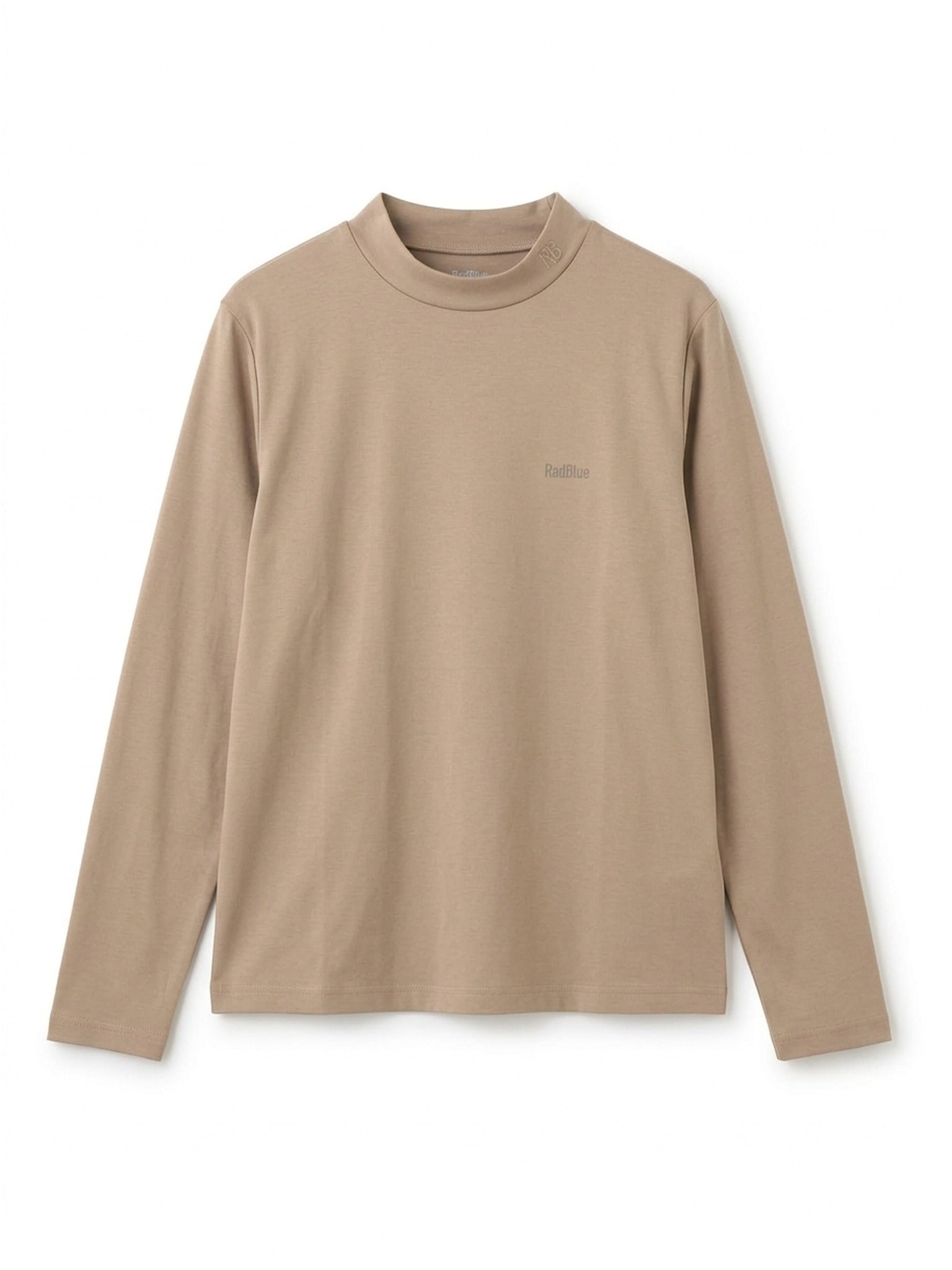 Women's スムースモックネック ロングスリーブTシャツ